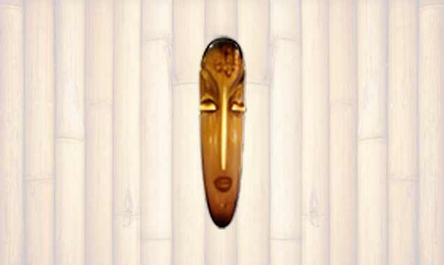 Bamboo Tribal Face