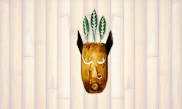 Bamboo Tribal Mask