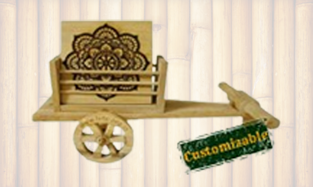 Bullock Cart Tea Coaster